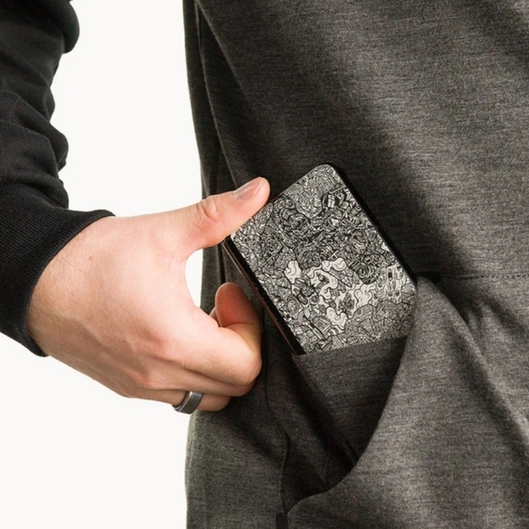 LINUS TECH TIPS Stealth Hoodie Pro XXXL 3XL gray black cellphone pocket tech - Picture 4 of 8